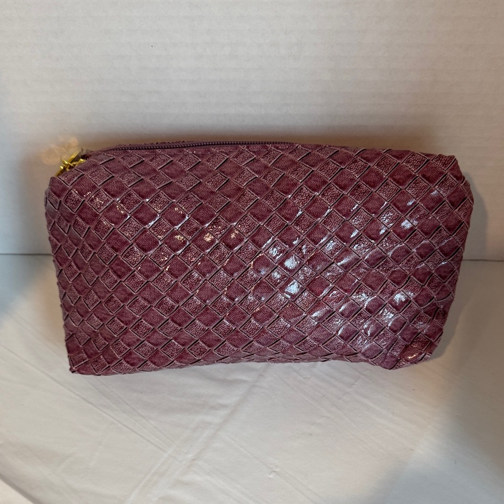 Estee Lauder Woven Cosmetic Bag - Plum